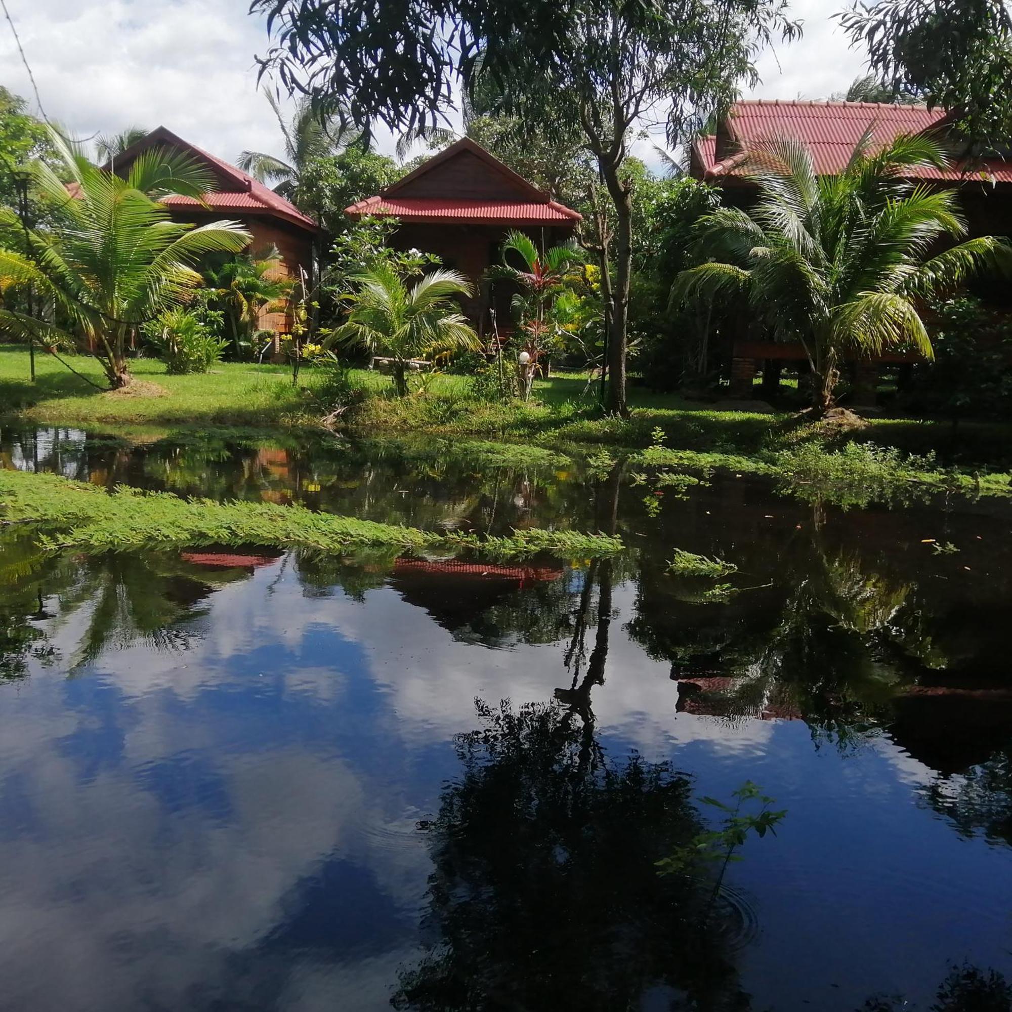 The Hidden Oasis Bungalows Kampot Buitenkant foto